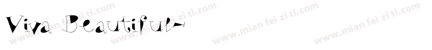 Viva Beautiful字体转换